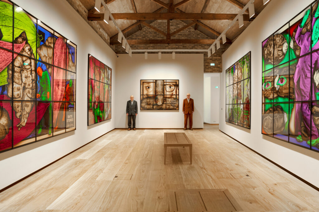Gilbert and George at the Gilbert and George Centre, Heneage St, East London.

By Tom Oldham 6/3/22